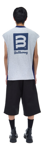 Musculosa Bullbenny Regular Fit Prepa Estampada Gris