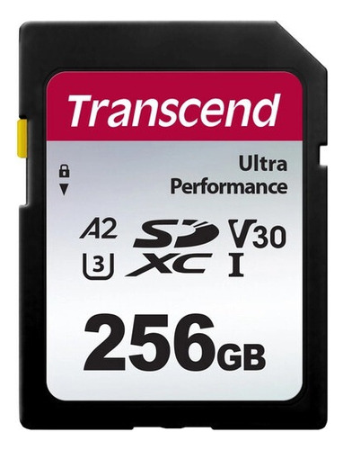 Memória Ultra Transcend 256gb 340s UHS-i Sdxc 160MB/s