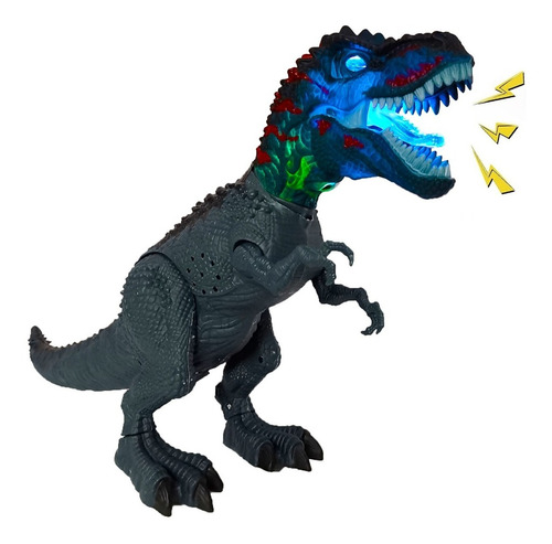 Rex Dinosaurio Juguete Con Luces Sonido Camina Ruge Y Mas