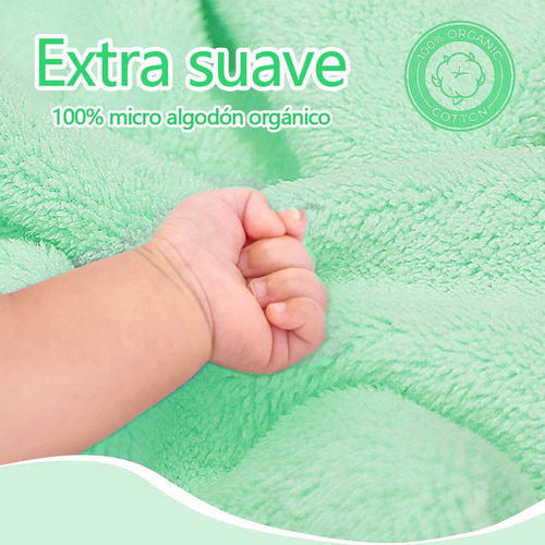 Toalla De Baño Con Capucha De Dibujos Animados Para Niños Verde