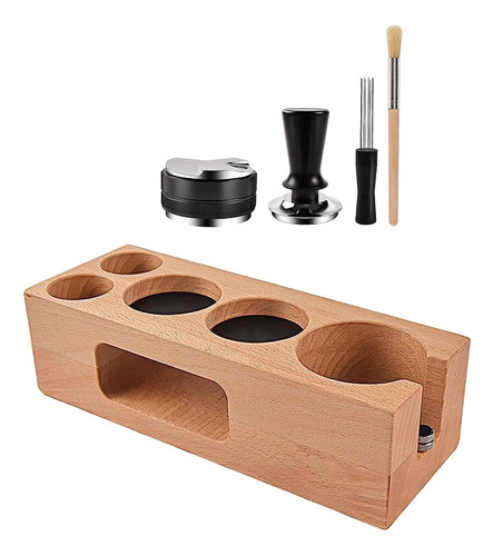 Tamper Distribuidor Y Agitador De Café Para Cocinas 58mm