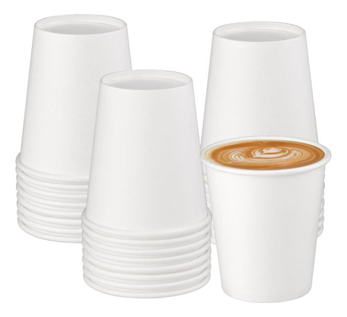 Vaso Polipapel Blanco 8 Onzas Caja 1000 Unidades