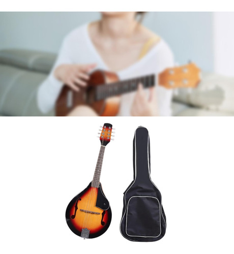 Mandolina, Instrumento Musical Con Mandolina, Funda De