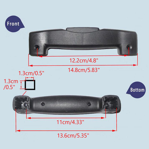 4 Accesorios De Reparación De Manijas De 148 Mm X 22 Mm
