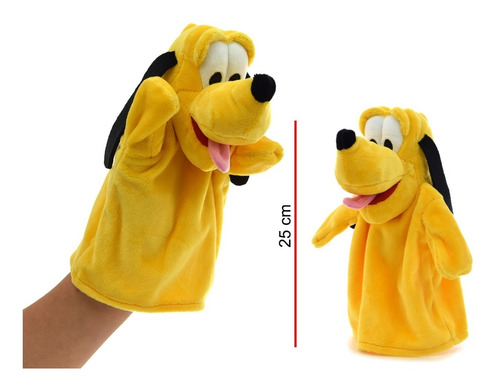 Imagen 4 de 4 de Titeres De Peluche Mickey Y Sus Amigos 25cm. Phi Phi Toys