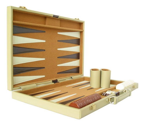 Conjunto De Gamão De Luxo: 18 Tabuleiros Clássicos, Camel