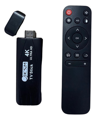 Tv Stick Ultra Hd 4k Ksm 16gb 256gb Convertidor Smart Pro. Negro Estándar