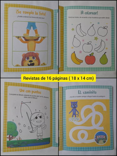 Pack Infantil: Mono Chulo Y Winona + Revistas + Calcos Y Más