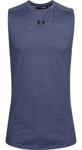 Playera Sin Mangas Under Armour Caballeros Azul 1351556-497