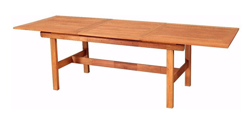 Mesa Extensible Para Exterior O Jardin Madera Eucalipto - 1,5 A 2,2 M - Ecomadera - Uruguai Max +