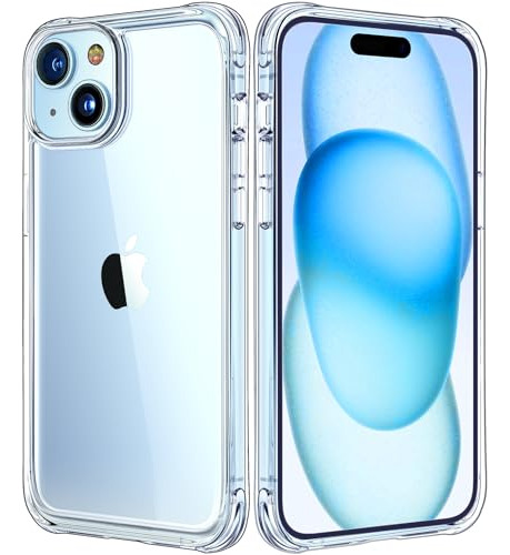 Funda Case Para iPhone 15 6.1 Transparente Resistente