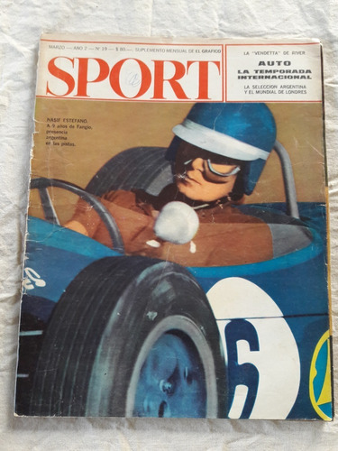 Sport Suplemento El Grafico N° 19 Año 1966 Nasif Estefano