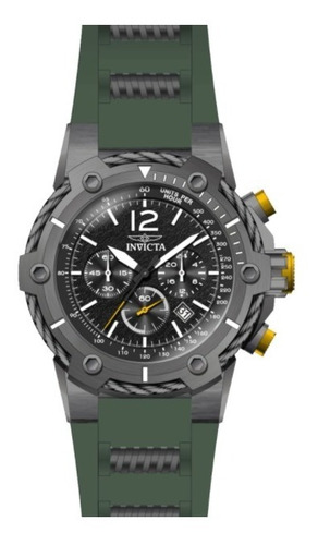 Relógio Invicta Bolt Men 25471 Original Militar Verde Preto