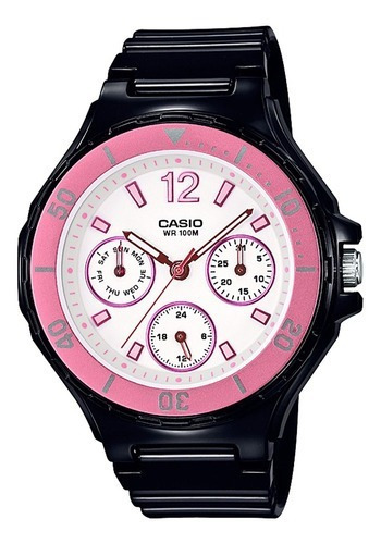 Reloj Para Unisex Casio Lrw250h-1a3vdf Negro Color del fondo Blanco