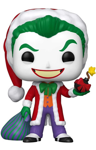 Vinilo Funko Pop Dc Heroes Dc Holiday El Joker Como Papá Noe