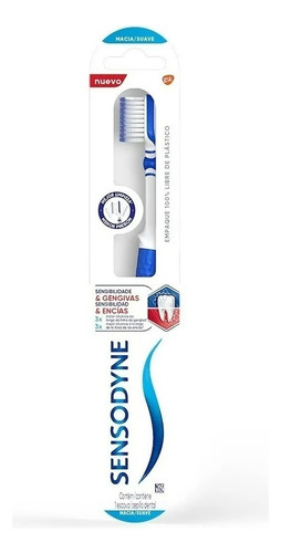 Cepillo de dientes Sensodyne Cepillos Sensitivity and Gums suave surtido