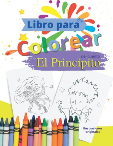 Libro : Dibujos El Principito Para Colorear Cuentos Libro. 