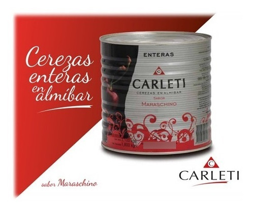 Cerezas Enteras Carleti X 3,1kg Mataderos