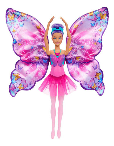 Barbie Fantasía Muñeca Bailarina Transformación Mágica