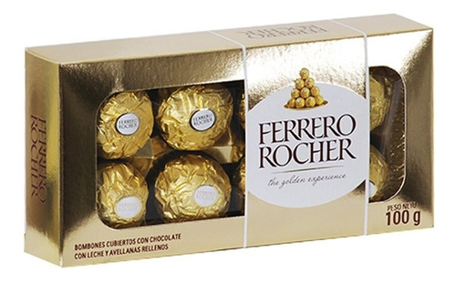 Chocolate Ferrero Rocher Estuche Regalo X 8 Bombones