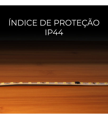 Fita Led Direta 120leds/m Rolo 10m Não Usa Fonte Luz Branco-quente Tensão De Operação