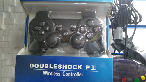 Controle Manete Doubleshoc Ps3 Playstation 3 Sem Fio Wireles