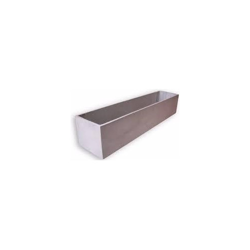 Maceta Rectangular Jardín 67x22x22cm Gris Cemento Viejo Mc