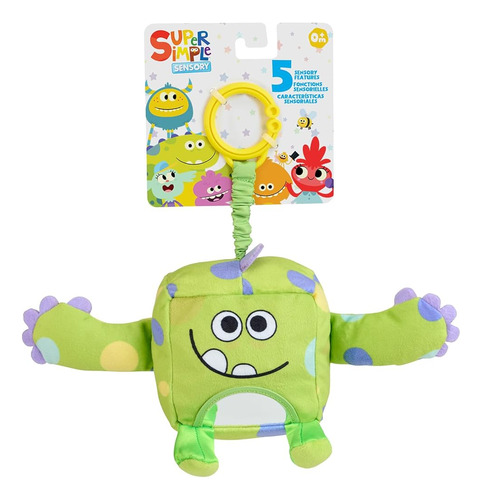 Wowwee Monstruos De Peluche Sensoriales Súper Simples Hugo (