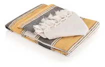 Comprar Colcha Cubrecamas Mostaza Tela India Algodón 1 Plaza - Mintt
