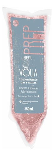 Kit Com 3 Sache Refil Prep Antibactericida 350ml Volia