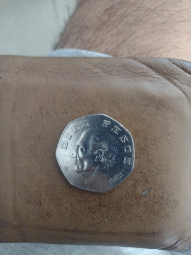 Moneda De Dies Pesos De 1981 Miguel Hidalgo