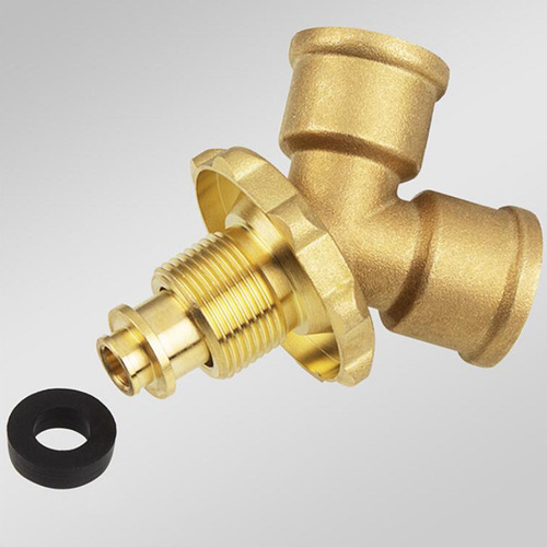 Tanque De Propano Y Adaptador Divisor Conexión Cobre