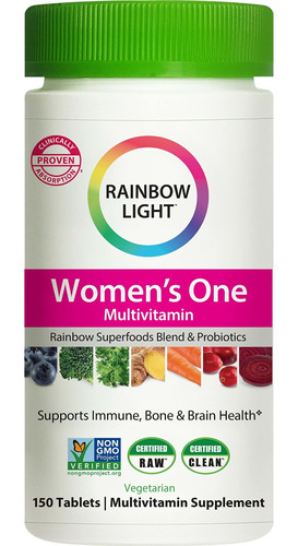 Rainbow Light - Multivitamnico Womens One Con Vitamina C, Pa
