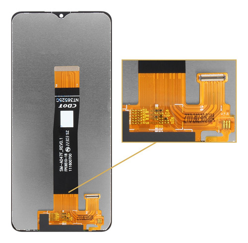 Para Samsung Galaxy A04s Sm-a047f Pantalla Táctil Lcd Color Negro
