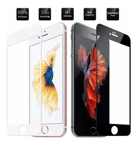 Película Vidro Temperado 3d 4d 5d Full Cover iPhone 6 6s 7 8