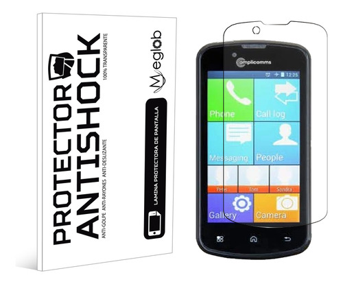 Protector Mica Pantalla Para Amplicomms Powertel M9000
