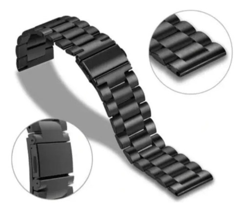 Pulseira Aço Compatível Qcy Watch Gts E Gtc Amazfit Pop 3s