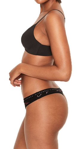 Imagen 2 de 4 de Tanga Panty Victoria's Secret De Algodón Elástico (varios)