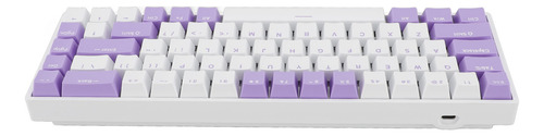 Teclado Mecánico De 68 Teclas, 60% Blue Hot Swap N Key Rollo