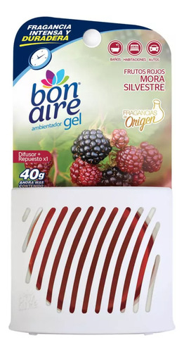 Ambientador Gel Bon Aire Canasta Mora Silvestre 40gr