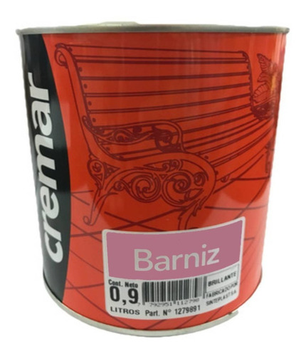 Barniz Sintetico Cremar Sinteplast L Int/ext X 0,900l