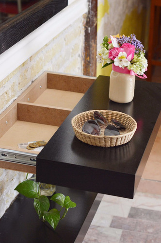 Juego 2 Repisas Flotantes Cajón, 50 Cms Mueble Sala Comedor