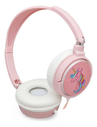 Auricular Infantil Pequeño Unicornio Con Microfono