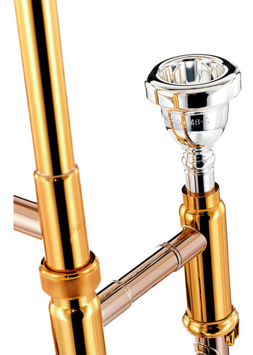 Trombon Yamaha De Vara Sib Laqueado Ysl 354e-4 Msi