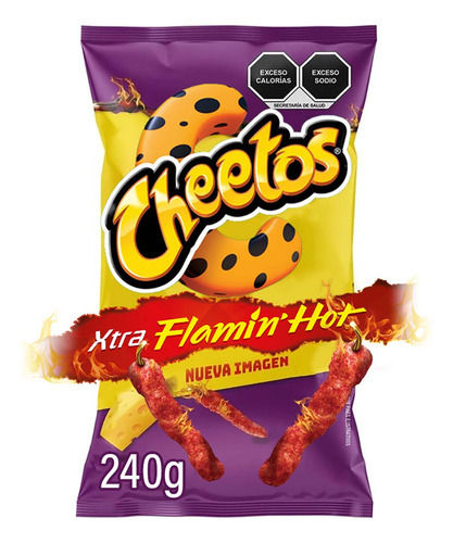 Botana De Queso Sabritas Cheetos Xtra Flamin Hot 240g