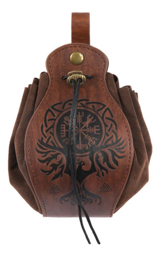 Zx-zhuoxi Bolsa Para Cinturón Vikingo Retro, Bolso Medieval