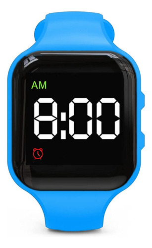 Reloj De Entrenamiento Para Ir Al Baño A -azul Cuadrado