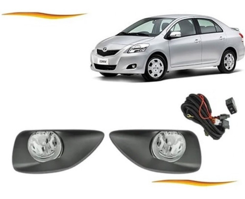 Kit Juego Neblineros Toyota Yaris Sedan 2006 2013 