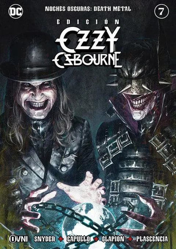 Cómic Noches Oscuras: Death Metal #7 Edición Ozzy Osbourne