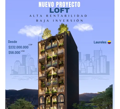 Venta Apartaestudio En Medellín Laureles - Airbnb Rentas Cortas